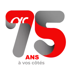Logo 75 ans ALPHA CIMENT